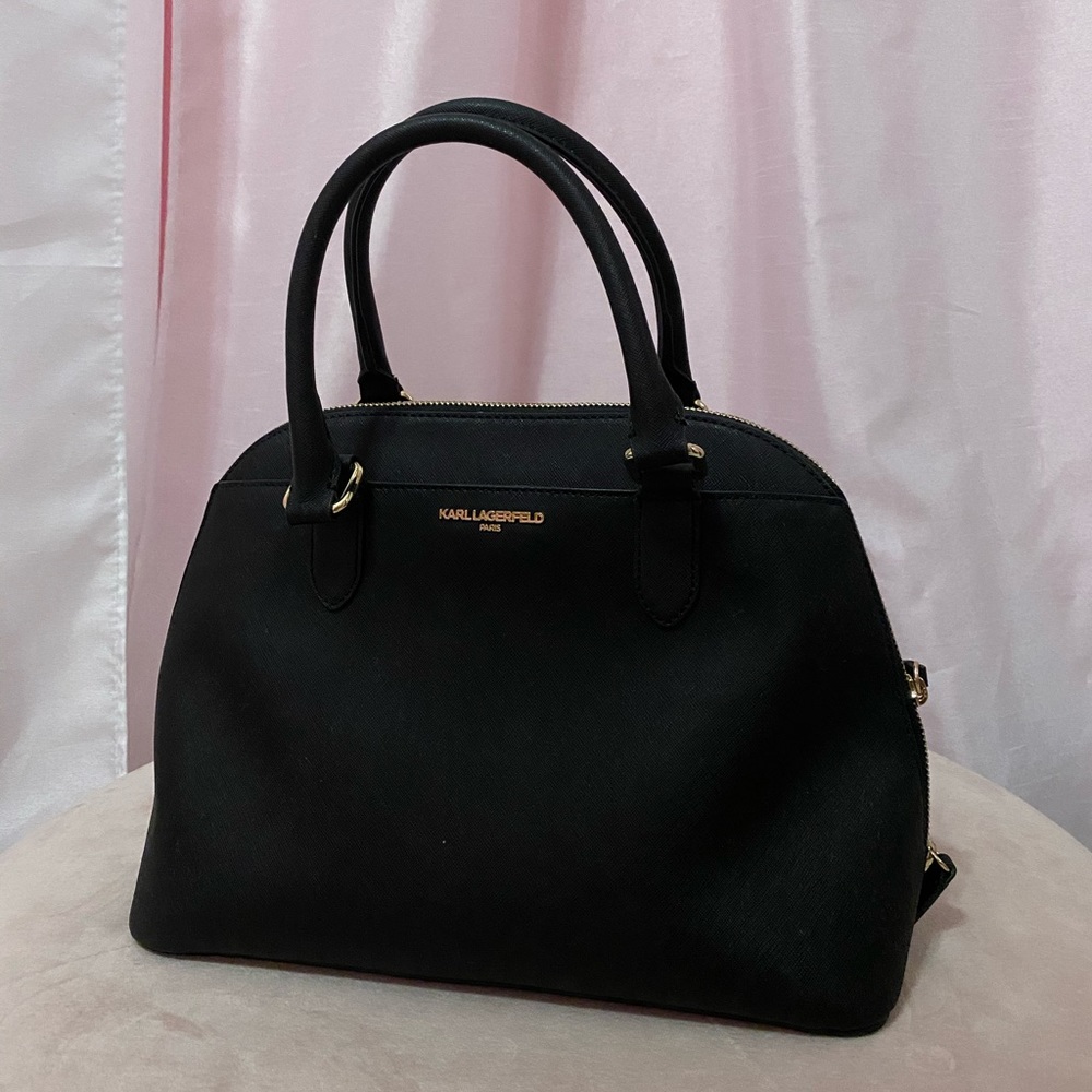 KARL LAGERFELD Black shoulder purse